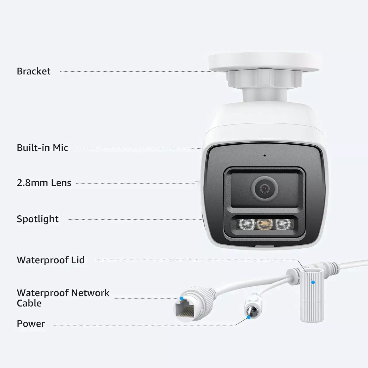 12MP Outdoor PoE Security Camera with Dual Light and Night Vision - Image 8
