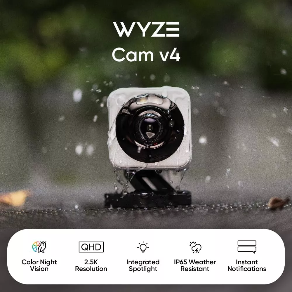 2K HD Smart Home Security Camera with Motion Spotlight and Voice Assistant Integration - Image 2