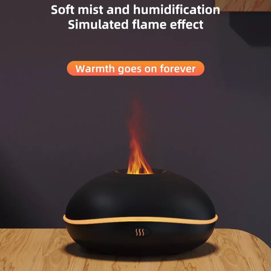 Aroma Diffuser 7-Color Flame Humidifier - Image 2