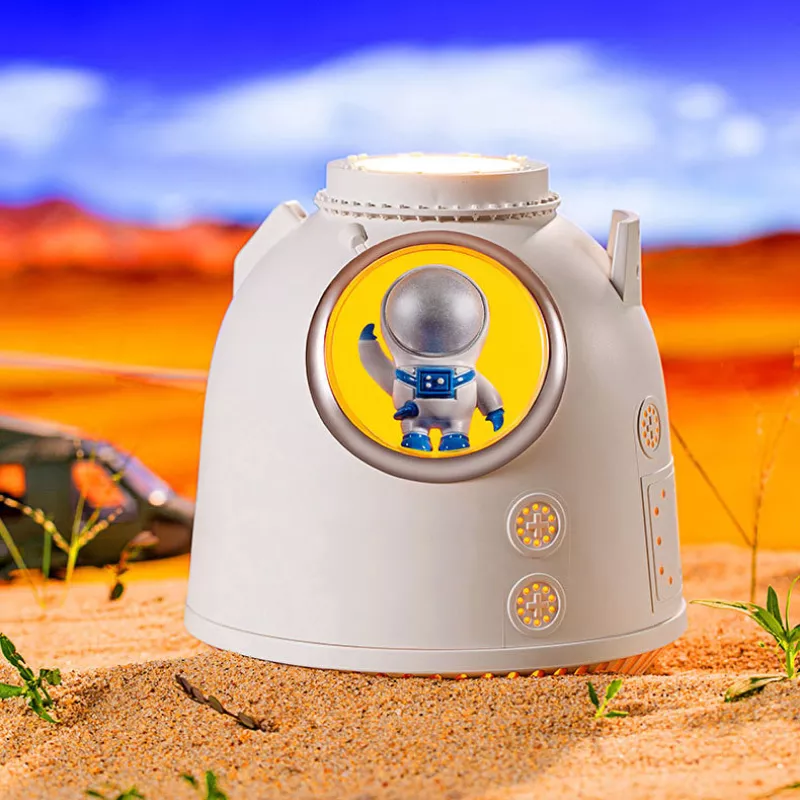 260ML Space Capsule Air Humidifier with LED Light - Image 4