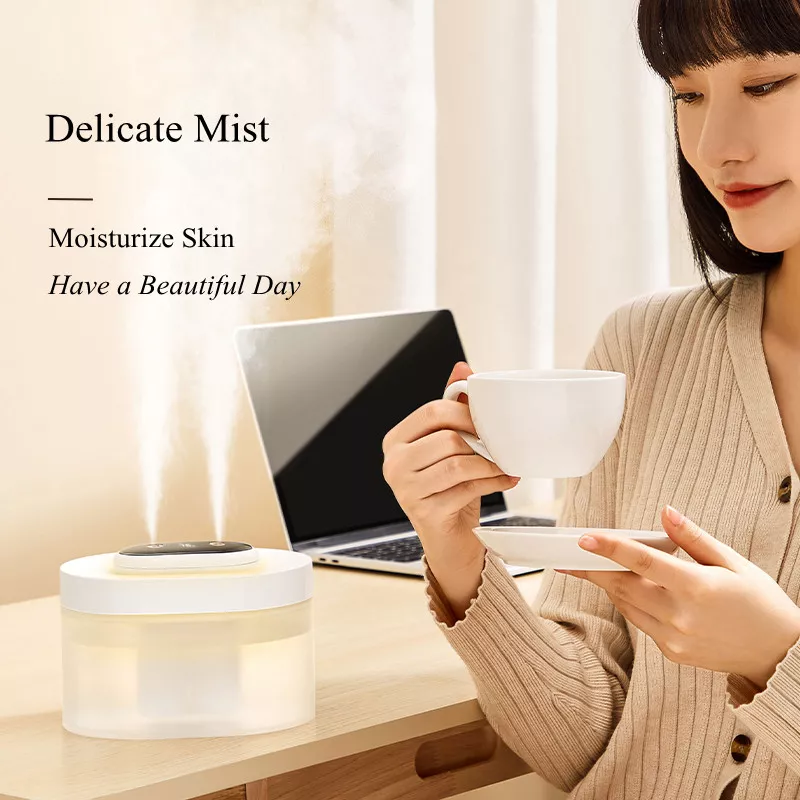 300ml Essential Oil Diffuser and Humidifier with Ultrasonic Mist and LED Light - Image 5