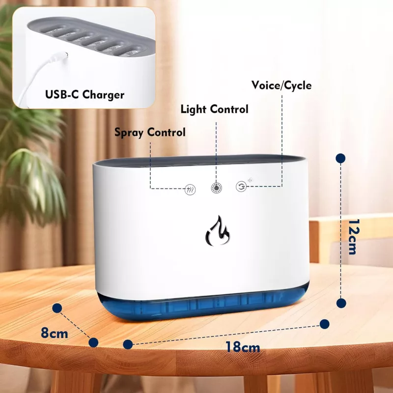 Dynamic Music Ultrasonic Flame Humidifier - Image 6