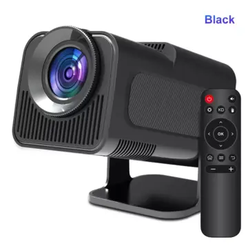 4K 1080P Portable Projector with Android 11, WiFi6, Bluetooth, 390 ANSI Lumens