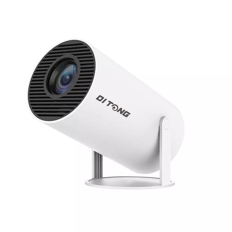 4K Portable HD Projector with Android, 720P Resolution, WiFi, and Bluetooth