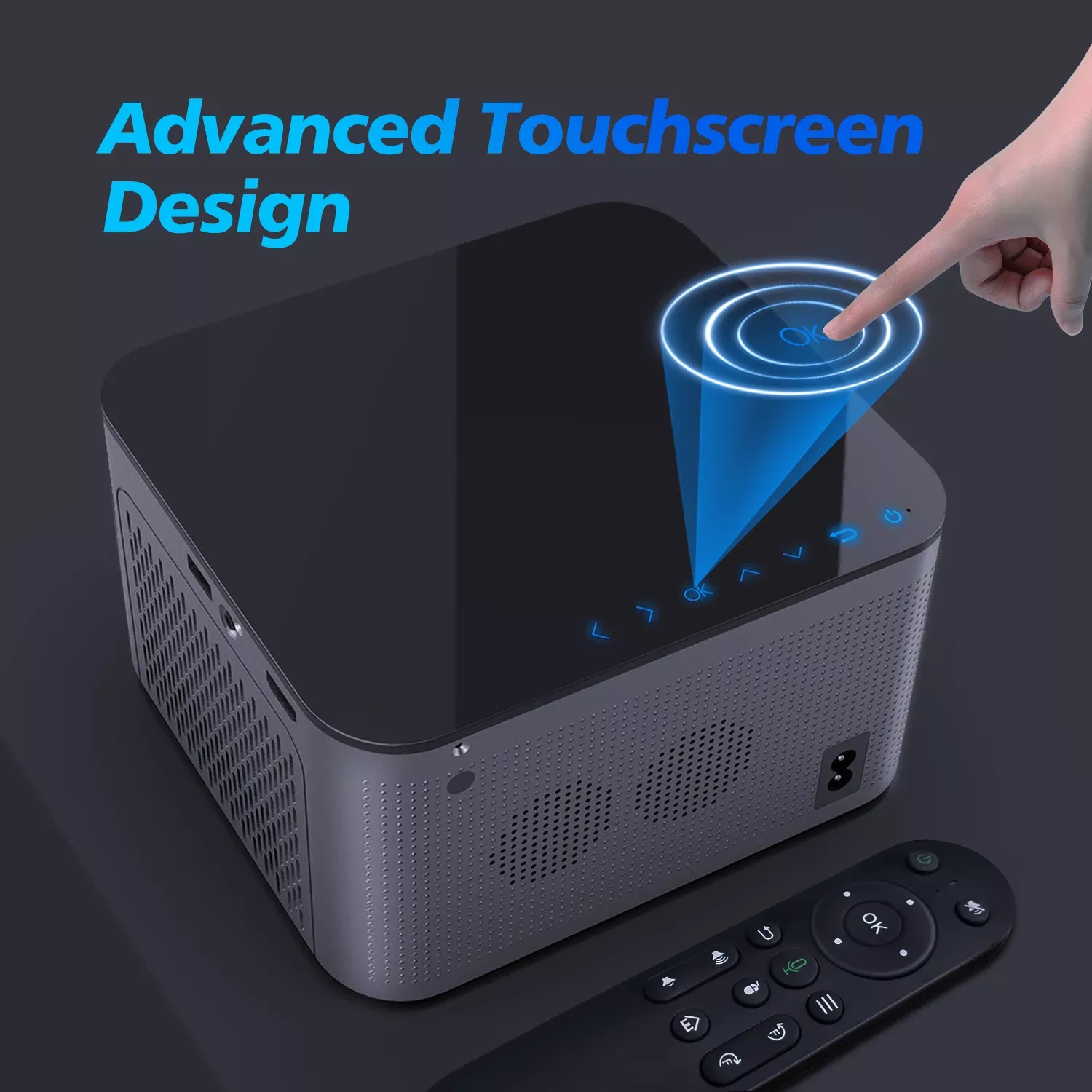 4K UHD Projector with Android 11, 1080P, WiFi 6, Bluetooth, Voice Control - Image 8