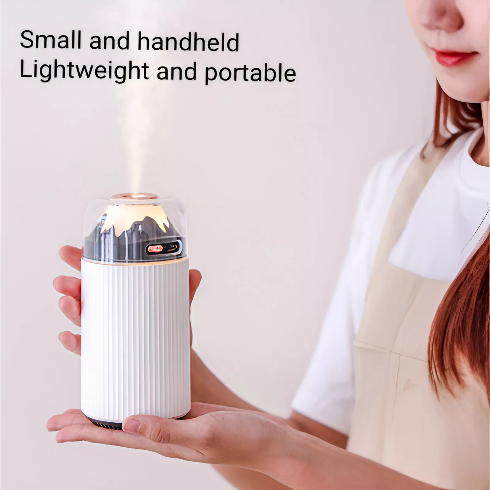 300ML Wireless Portable Air Humidifier with LED Light - Image 3