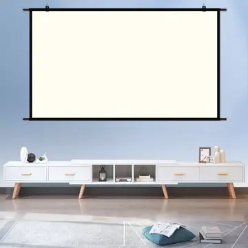 Wall-Mounted Projector Screen