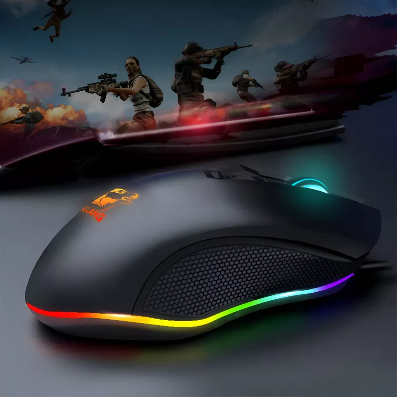 Wired Gaming Mouse with RGB Backlight, Adjustable DPI, 6 Buttons - Image 4