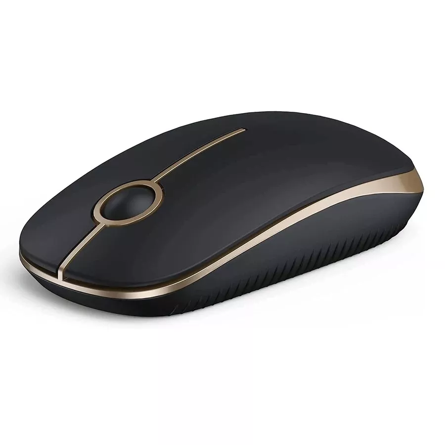 2.4G Slim Wireless Mouse with Nano Receiver - Portable & Noiseless for PC/Laptop
