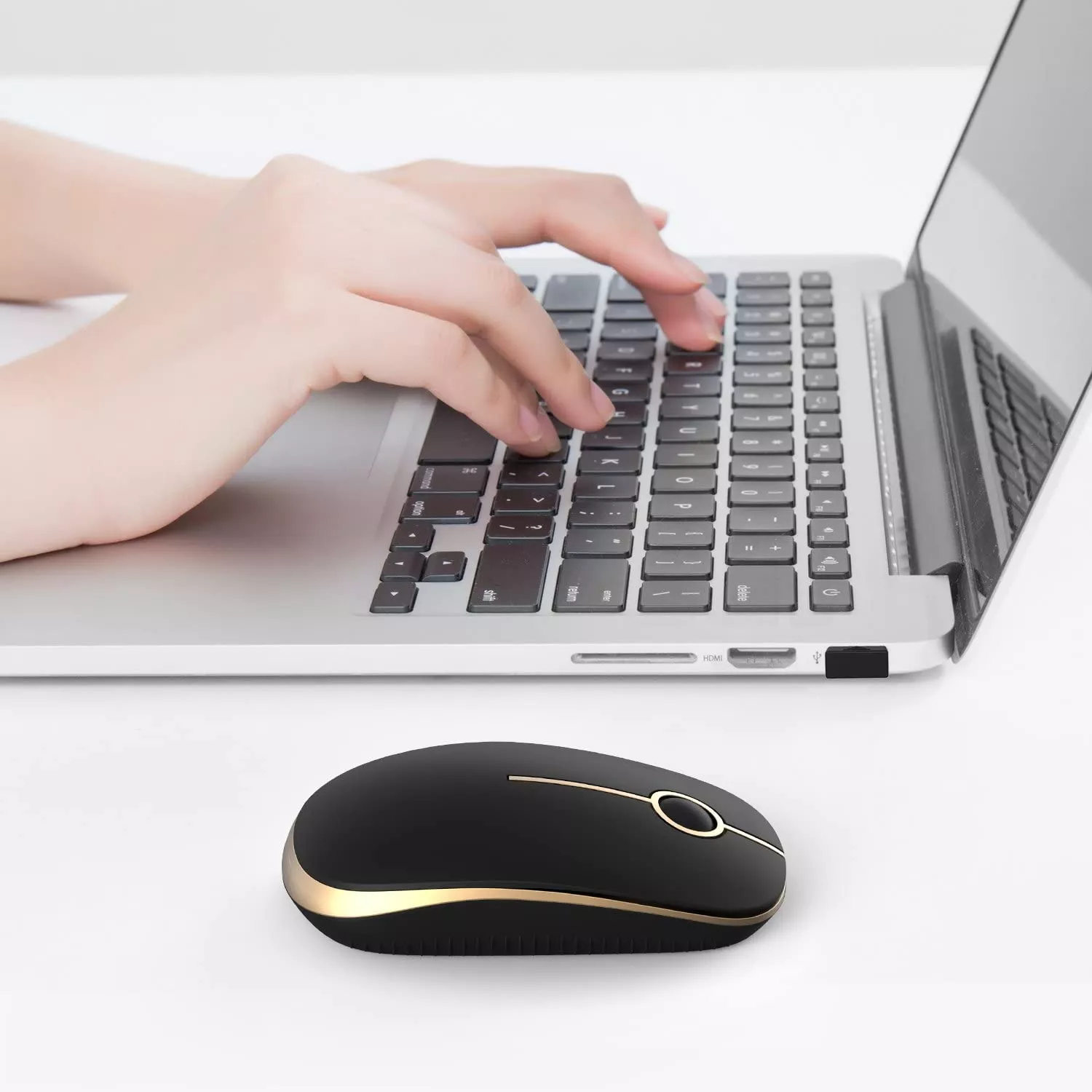 2.4G Slim Wireless Mouse with Nano Receiver - Portable & Noiseless for PC/Laptop - Image 2