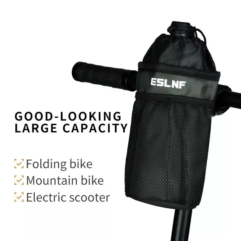 Handlebar-Mounted Insulated Bicycle Water Bottle Bag for Mountain & Road Bikes - Image 3