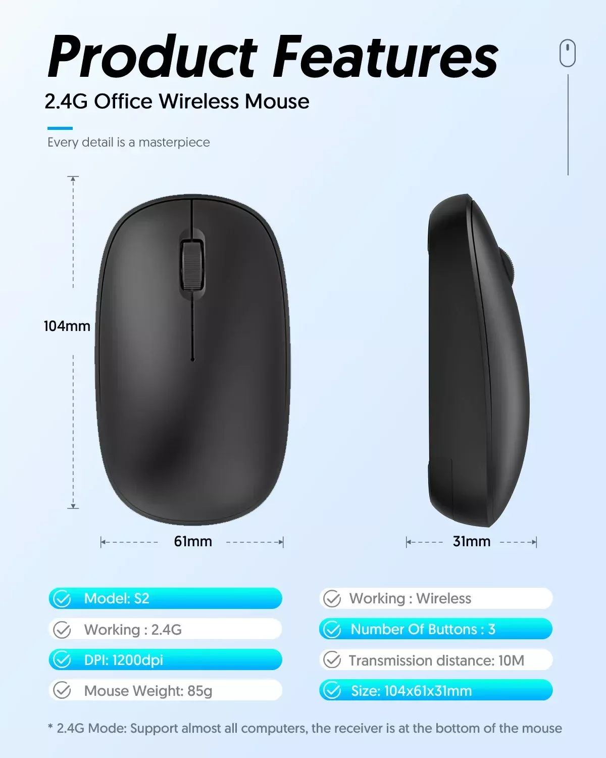 Adorable Wireless Animal-Themed Mouse - Image 6