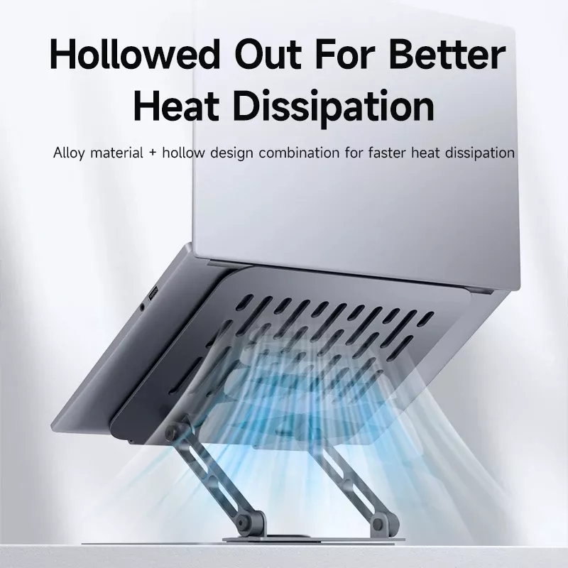 Adjustable Laptop Stand with 360° Rotation for All Laptops up to 18 Inches - Image 7