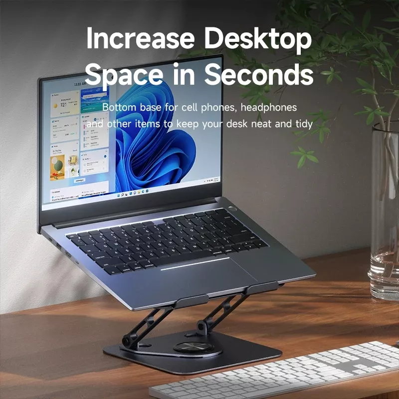 Adjustable Laptop Stand with 360° Rotation for All Laptops up to 18 Inches - Image 3