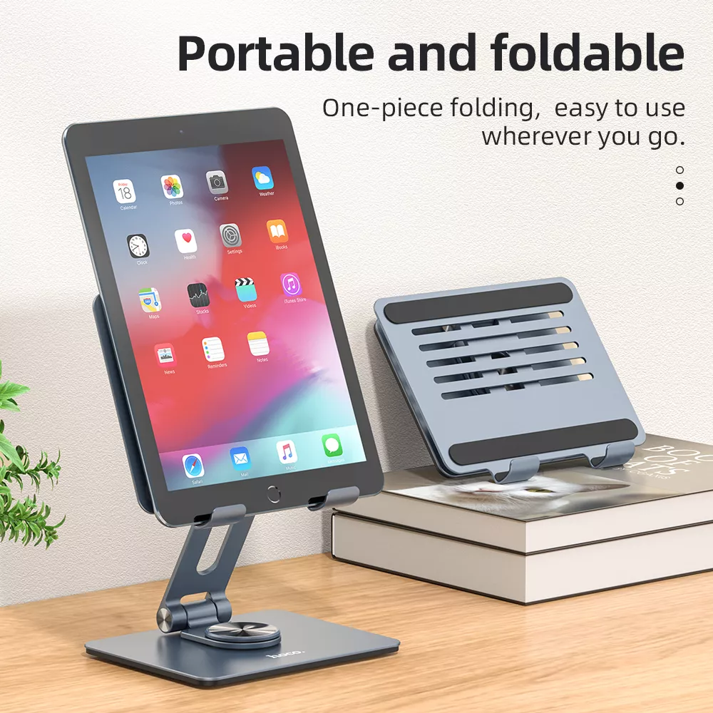 360° Rotatable Aluminum Tablet and Phone Stand - Image 7