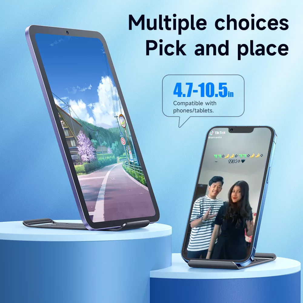 Universal Foldable Metal Phone and Tablet Stand - Image 6