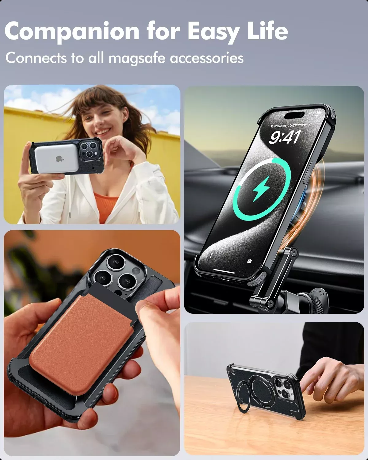 Magnetic Leather Phone Case - Image 6