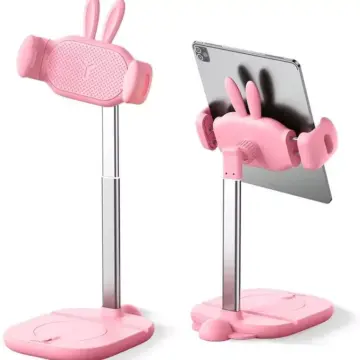 Cute Bunny Adjustable Phone and Tablet Holder with Multifunctional Base