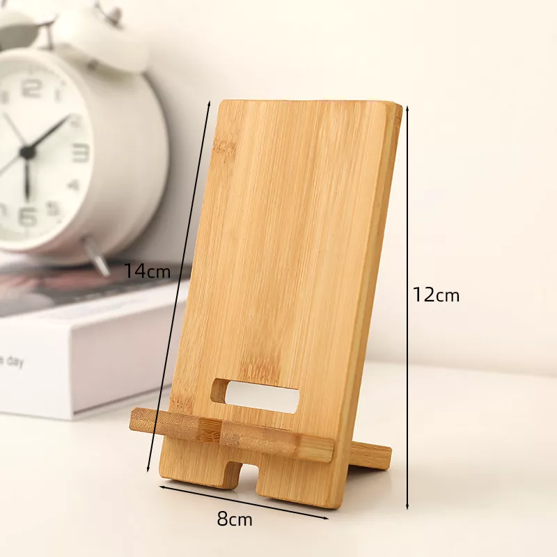 Wooden Bamboo Desktop Phone Holder Stand - Image 6