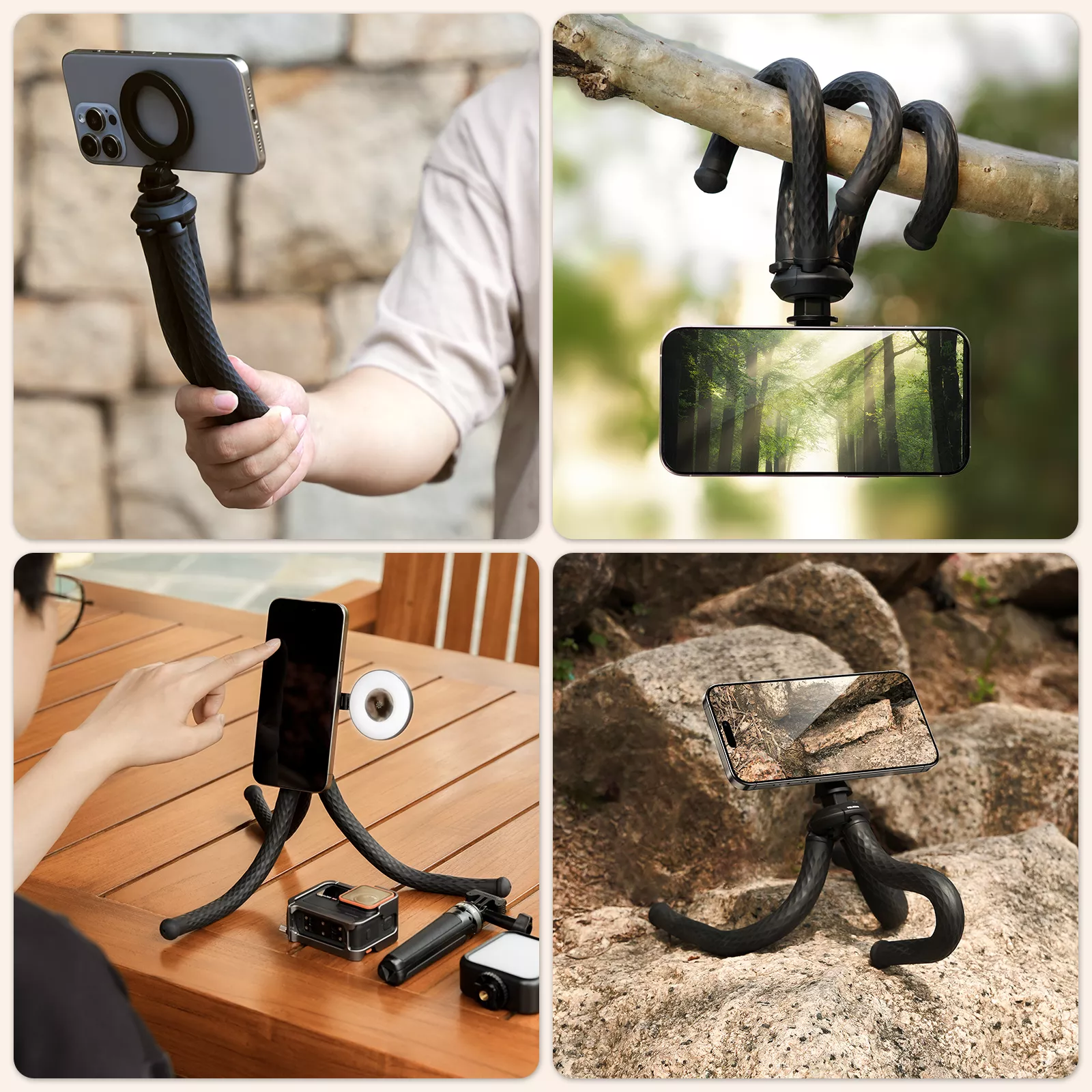 Magnetic Quick Release Flexible Tripod for Smartphones - Image 5