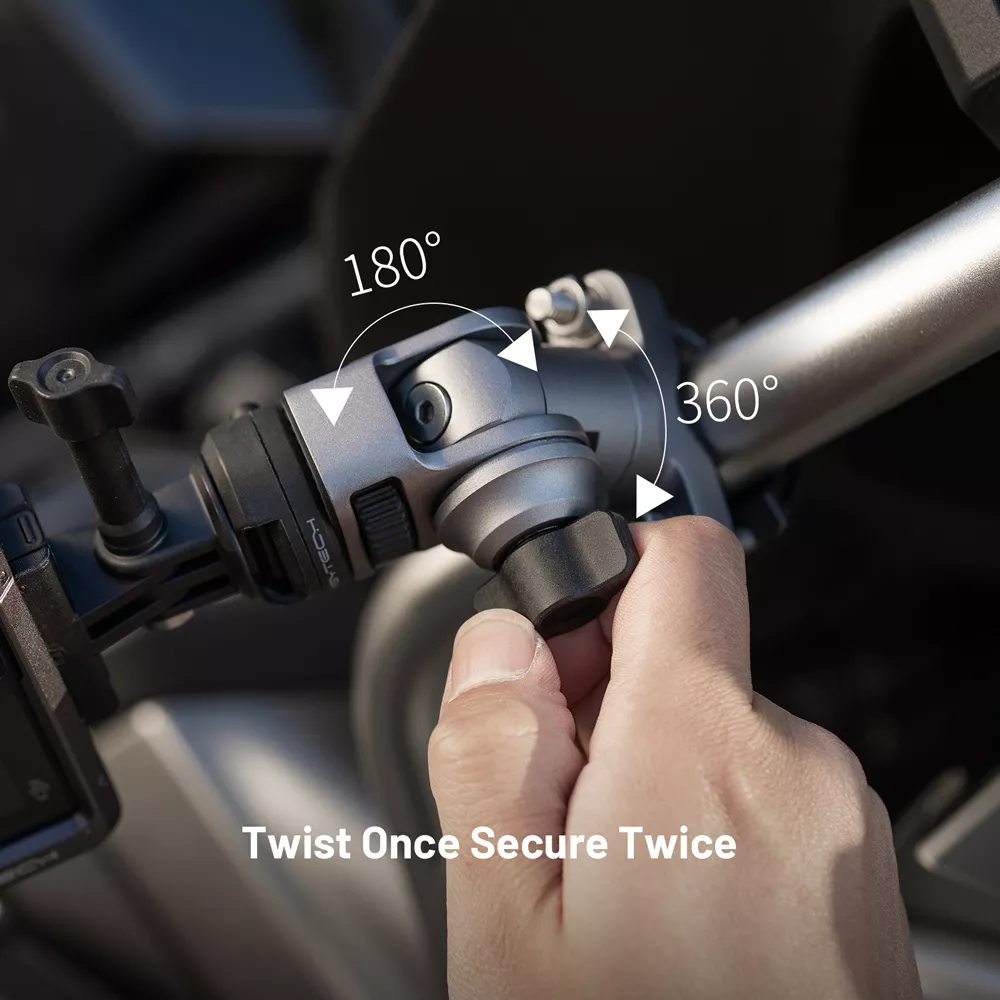 Versatile U-Bolt Mount for Cycling & Vehicle Action Cameras and Smartphones - Image 4