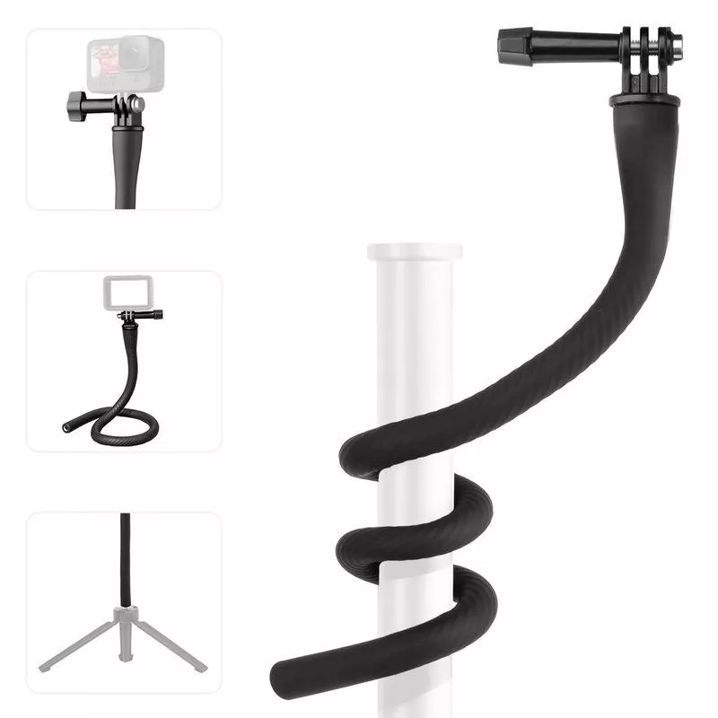 Flexible Selfie Stick Tripod with 360° Adjustment for Cameras & Smartphones
