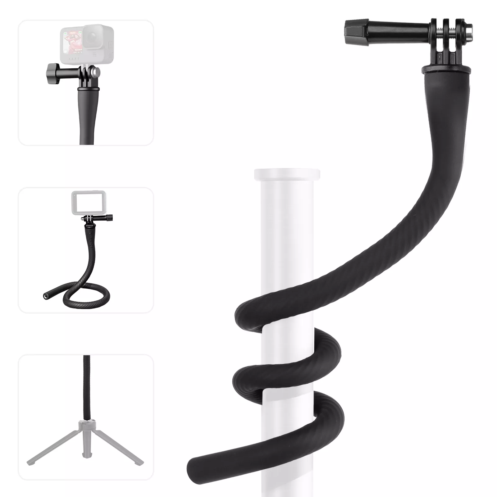Flexible Selfie Stick Tripod with 360° Adjustment for Cameras & Smartphones - Image 5