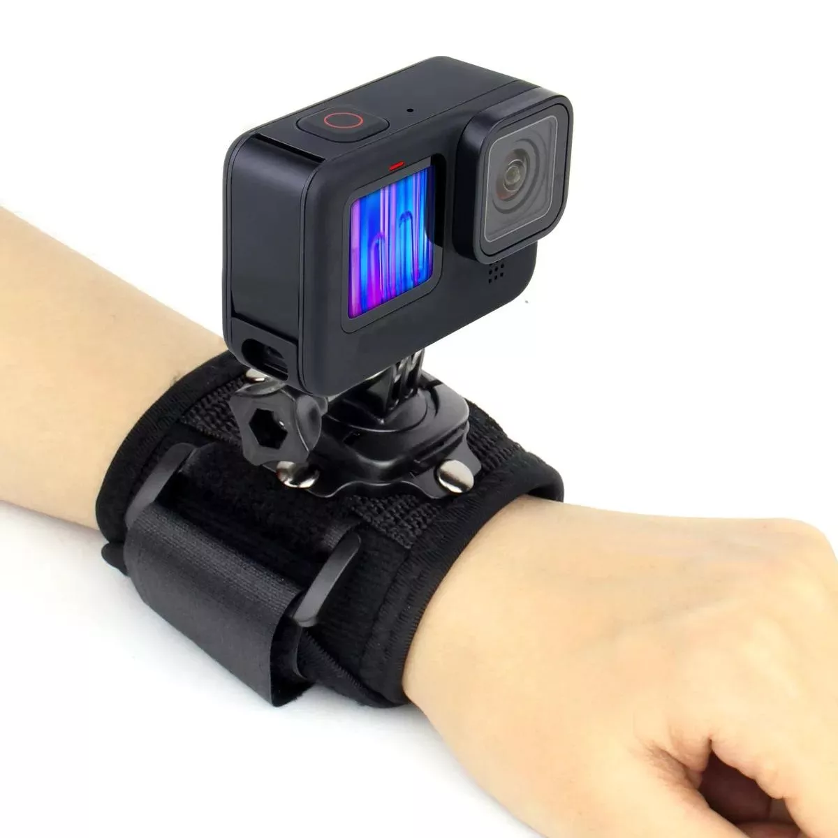 360° Rotating Wrist Strap Mount for Action Cameras