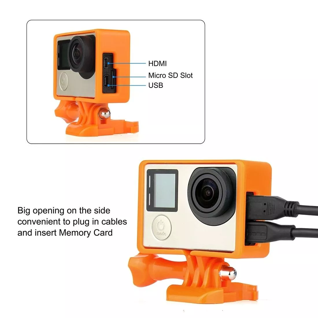 Protective Frame Mount Case for GoPro Hero 3/3+/4 - Image 4