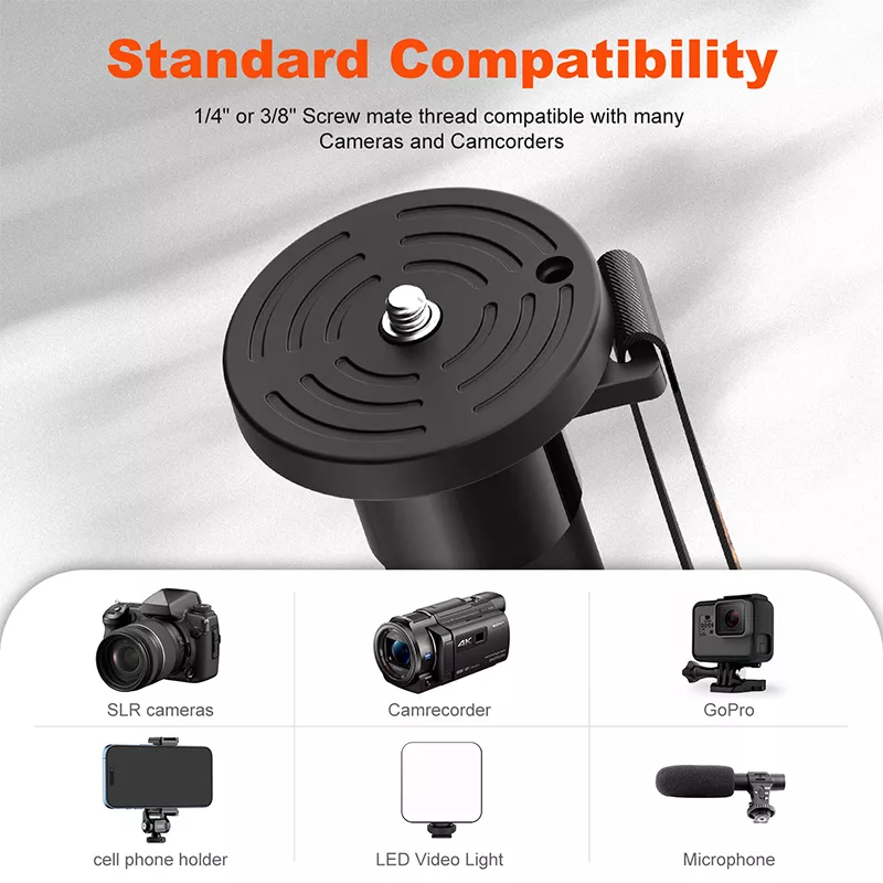 Lightweight Aluminum Camera Monopod Tripod Stand - Image 4