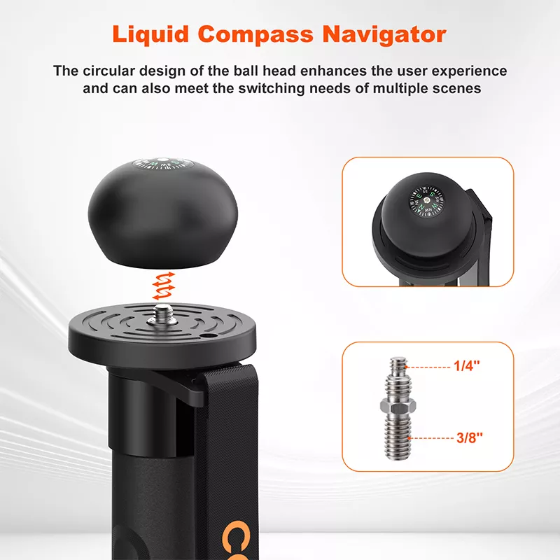 Lightweight Aluminum Camera Monopod Tripod Stand - Image 6