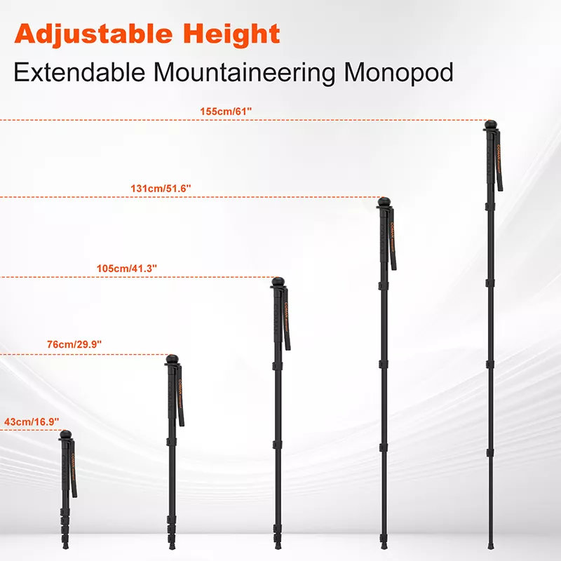 Lightweight Aluminum Camera Monopod Tripod Stand - Image 5