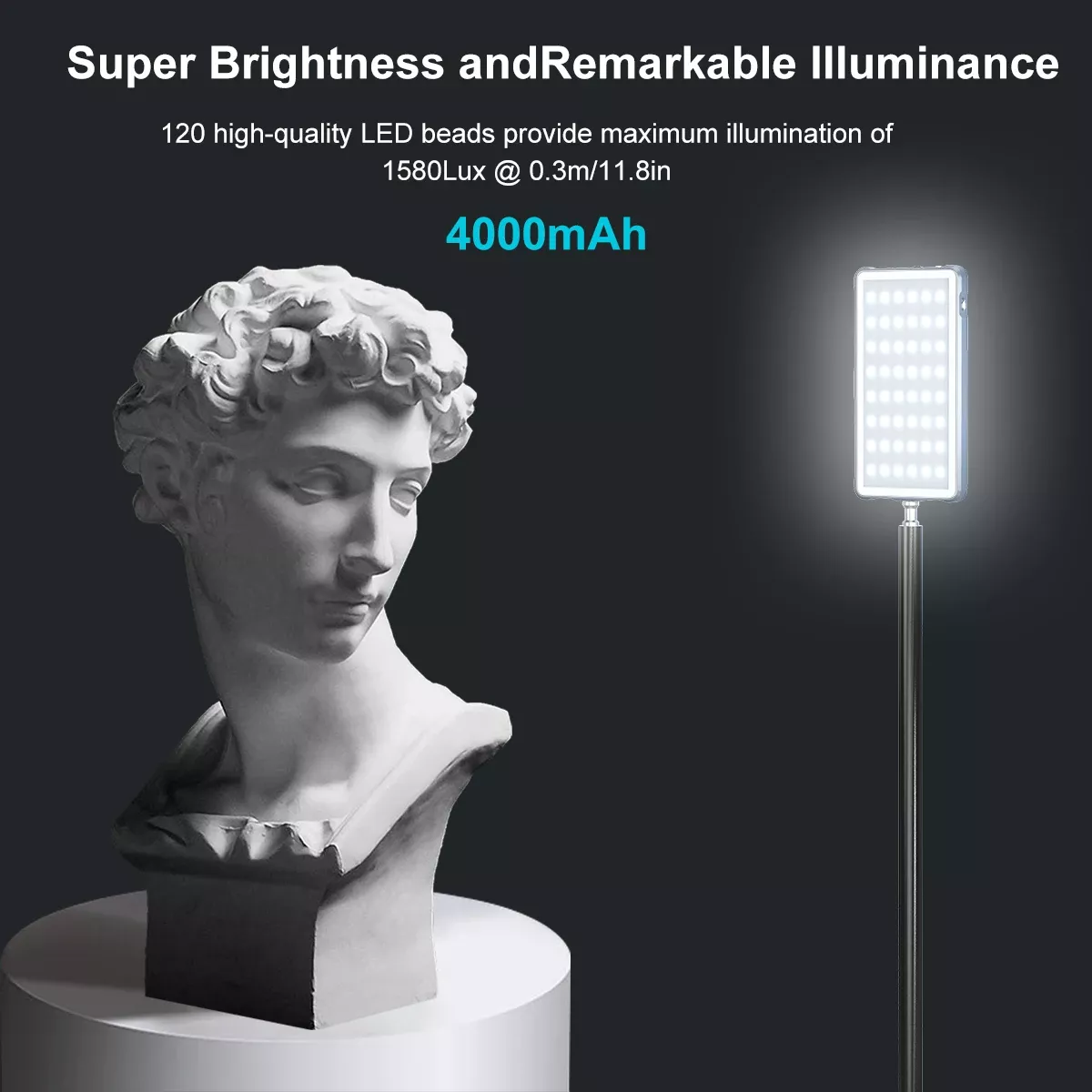Portable RGB LED Video Light for Vlogging, Photography, and Live Streaming - Image 6