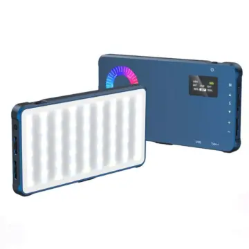 Portable RGB LED Video Light for Vlogging, Photography, and Live Streaming