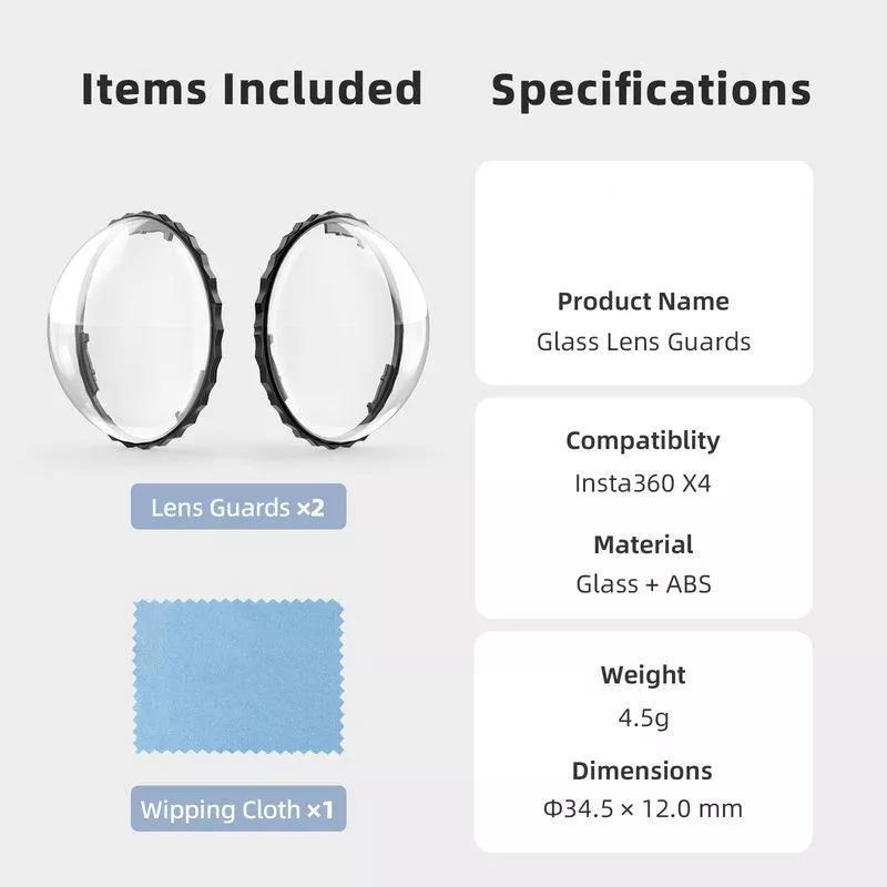 Anti-Scratch Rotating Glass Lens Guards for Insta360 Action Camera - Image 6