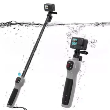 Waterproof Extendable Underwater Selfie Stick with Bluetooth Remote Control