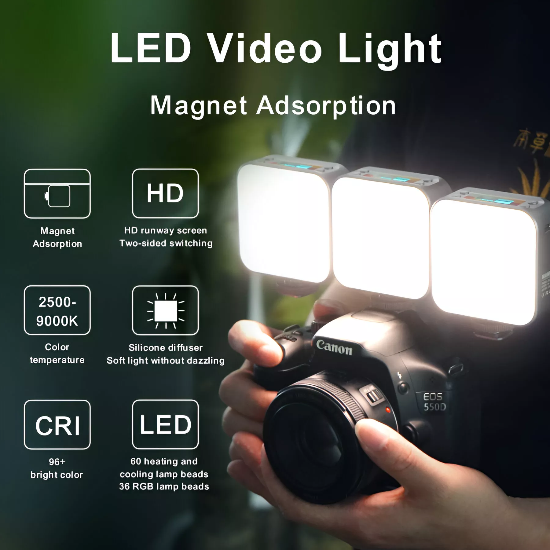 Mini Rechargeable RGB Panel Lamp for Photography - Image 2