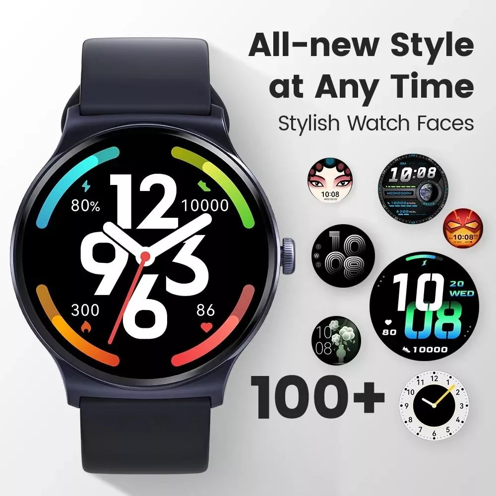 Smartwatch with 1.38" Display, 20-Day Battery, SpO2, Heart Rate & 100+ Workouts - Image 2