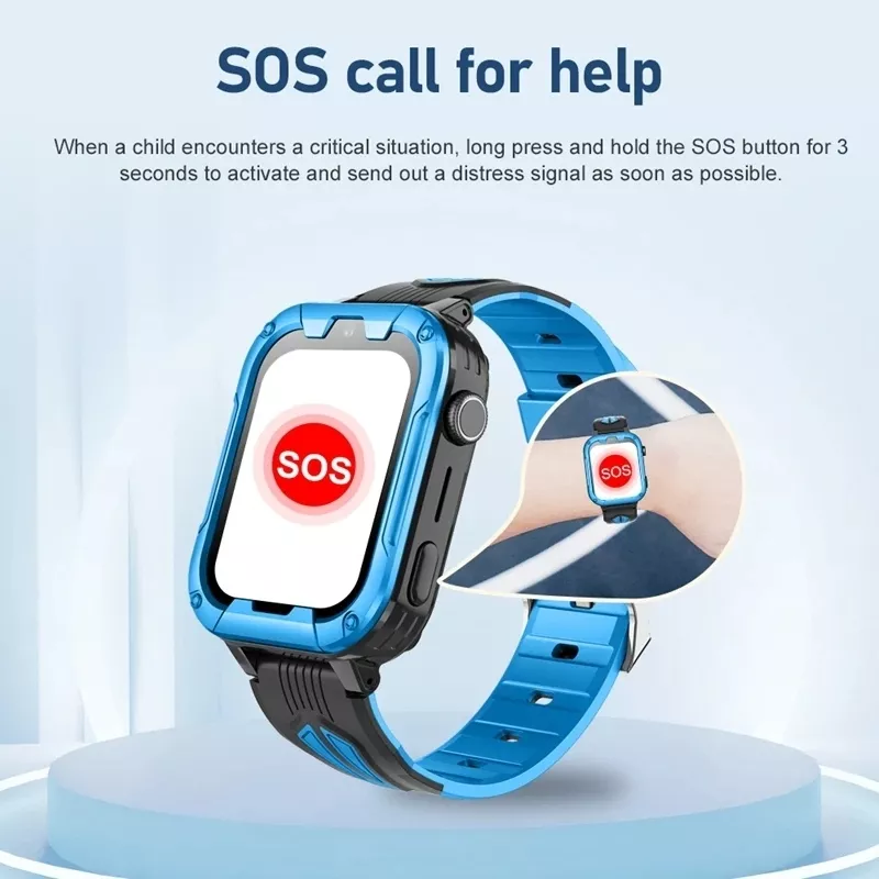 4G Kids Smart Watch with GPS, Video Call & SOS for Children - Image 3