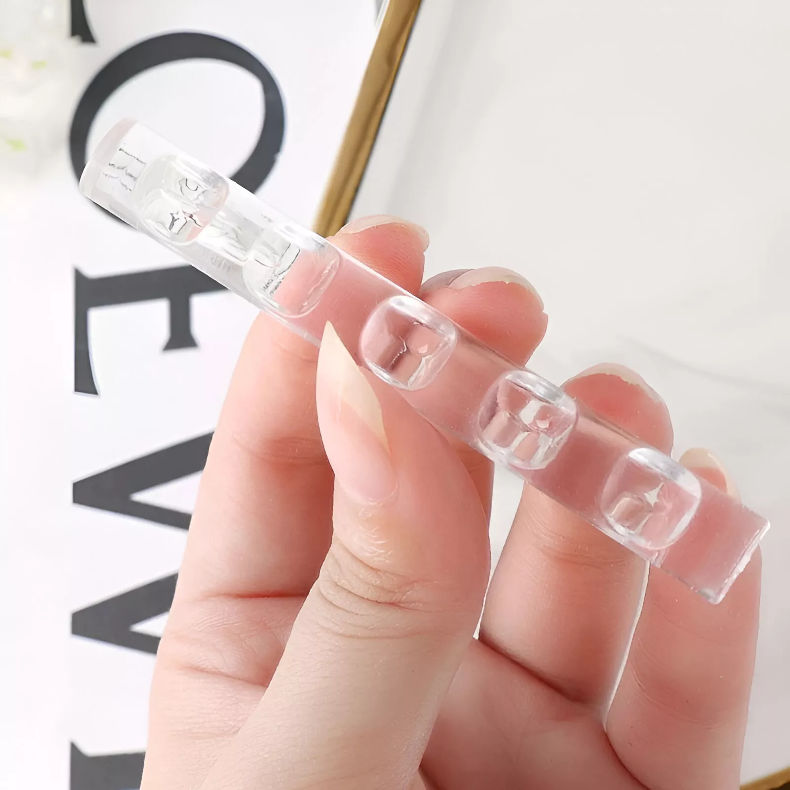 5-Grid Acrylic Nail Brush Rack - Image 6