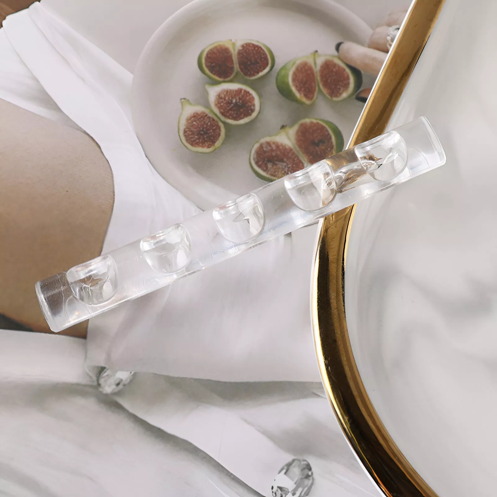 5-Grid Acrylic Nail Brush Rack - Image 2