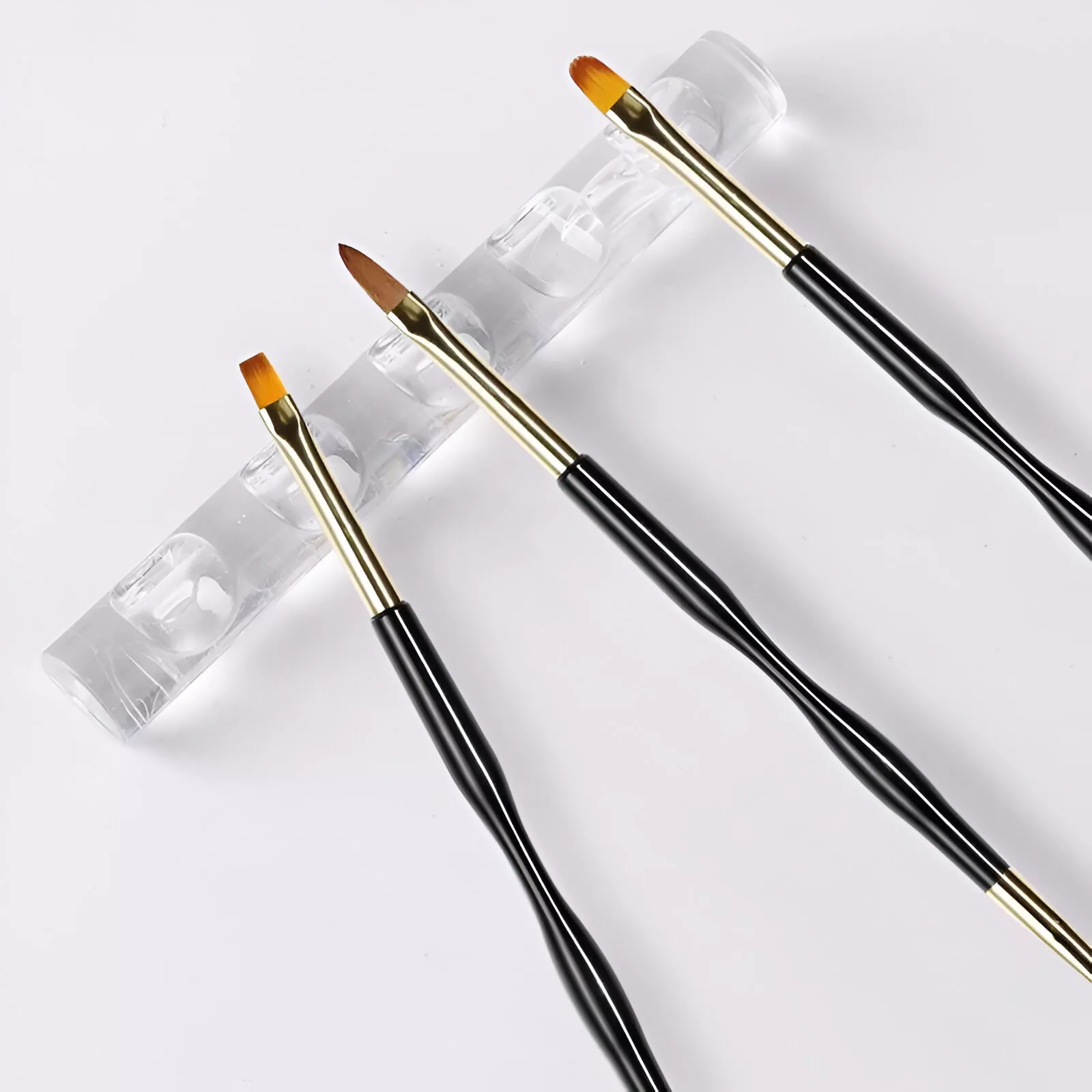 5-Grid Acrylic Nail Brush Rack - Image 5