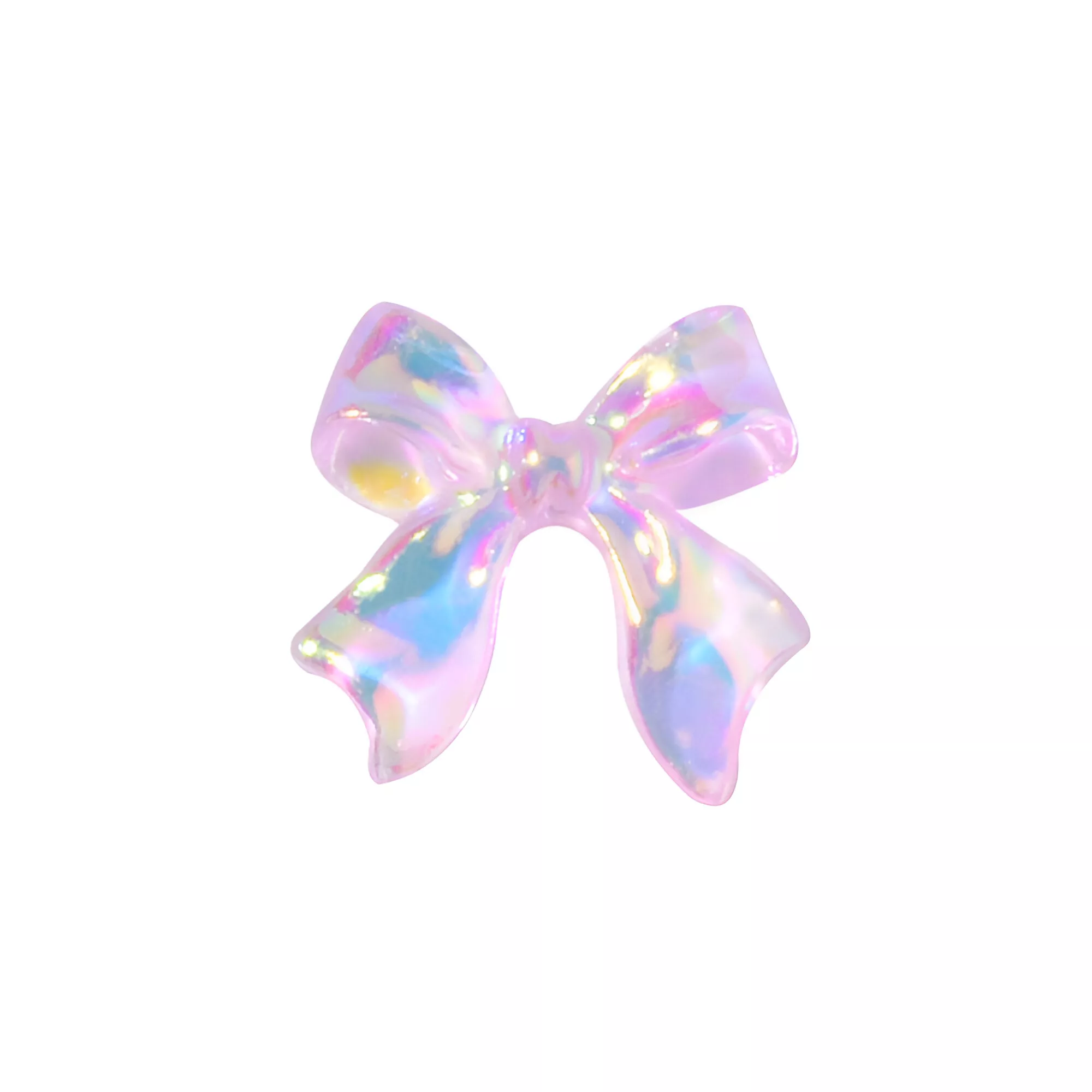 3D Aurora Bow Knot Nail Art Decorations - 50PCS Shiny Magic Ribbon Charms - Image 6