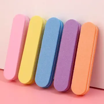 Colorful Double-Sided Nail File Blocks 10pcs