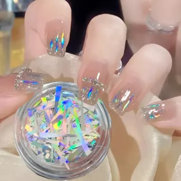 Holographic Aurora Nail Stickers