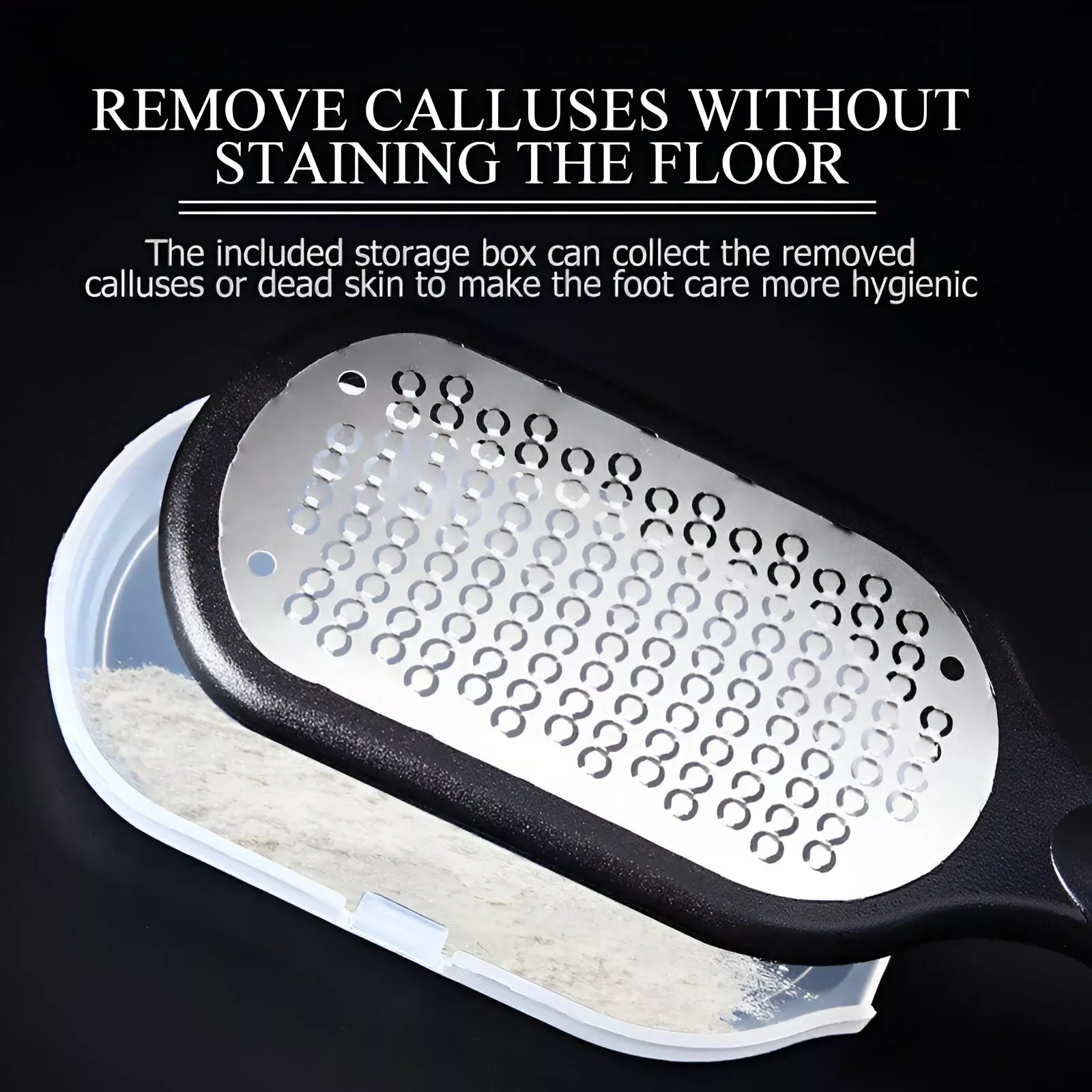 Professional Stainless Steel Callus Remover Foot File for Smooth, Soft Feet - Image 3