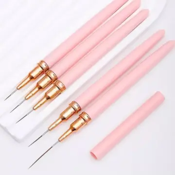5 Pcs Nail Art Liner Brushes Set – Professional UV Gel & Acrylic Painting Tools