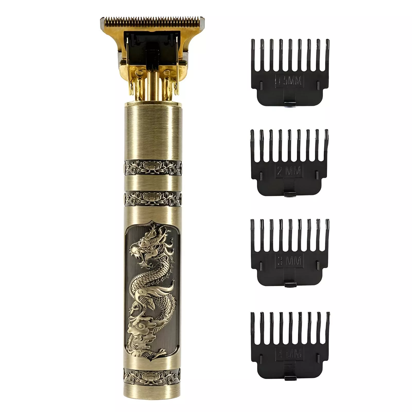 Professional Cordless Gold Hair & Beard Trimmer for Men - Image 7