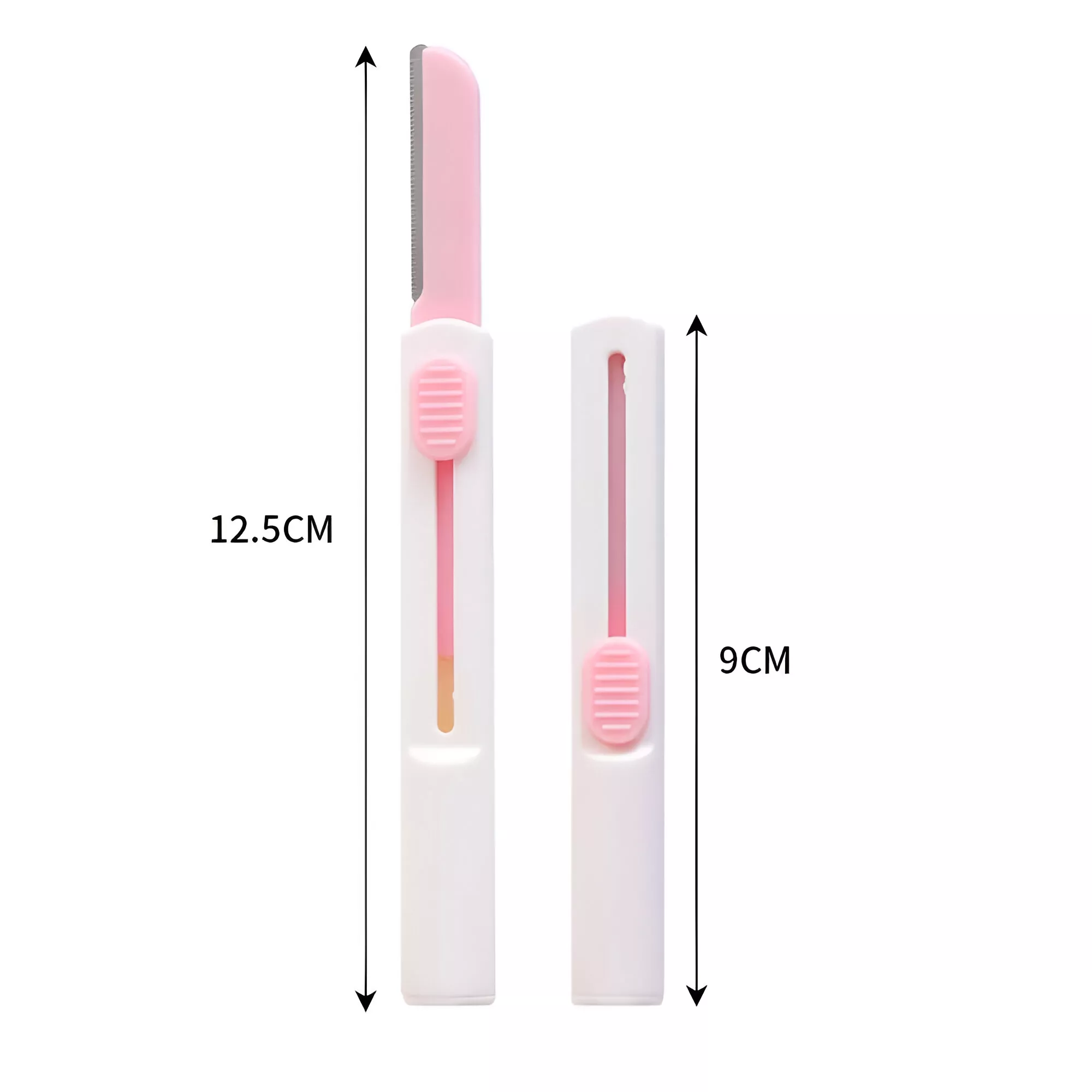 Retractable Micro Eyebrow Shaping Knives - 10PCS Safe & Easy Face and Body Razors - Image 9