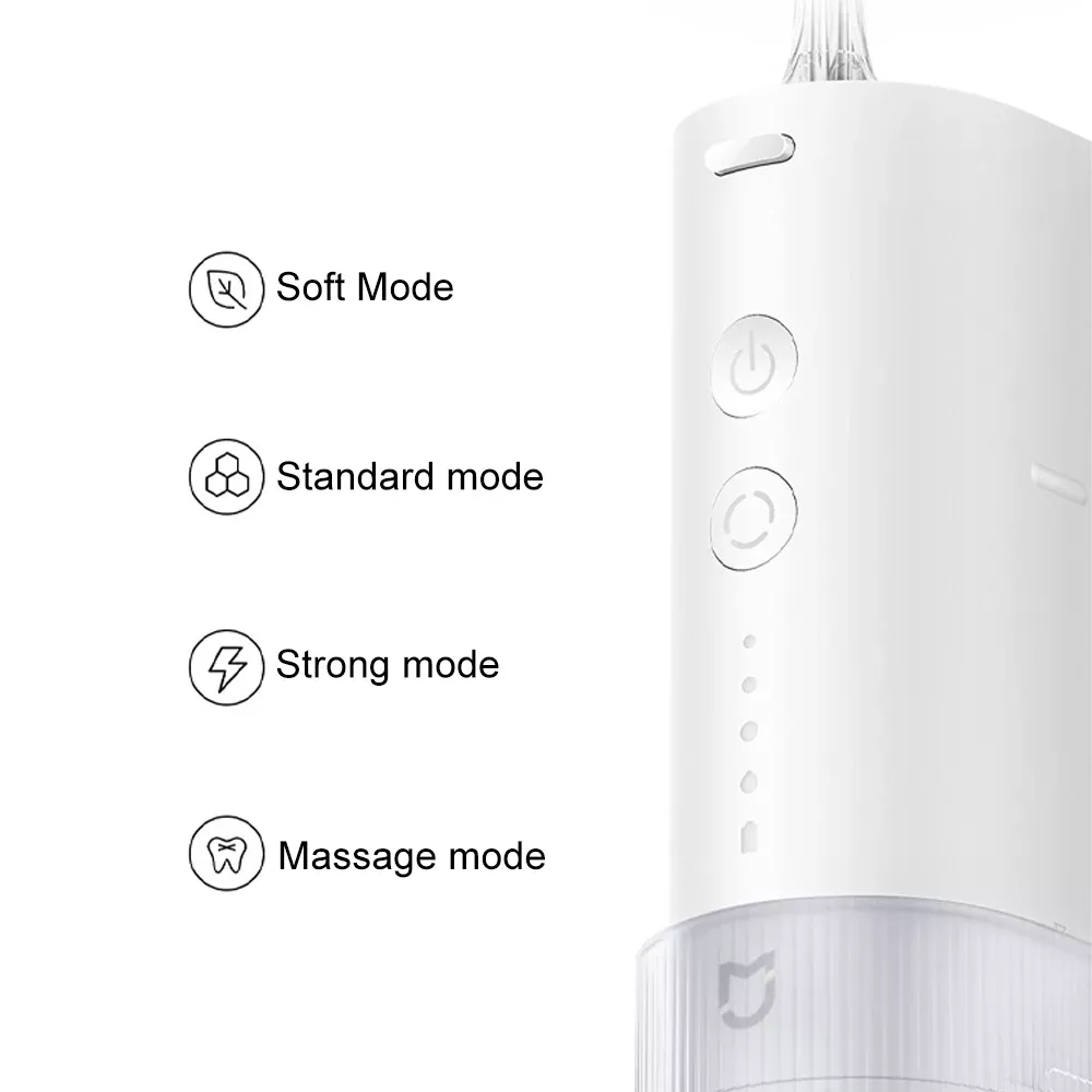Portable Oral Irrigator with 4 Modes, 200mL Tank & Retractable Design - Image 3